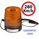 Girofar LED Magnetic 12-24V 16 LED-uri de 3W 5 ani Garantie